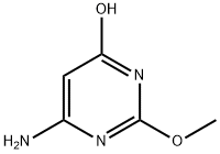 6-氨基-2-甲氧基嘧啶-4-醇 结构式