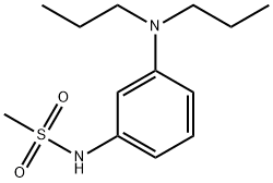 3-(N,N-Dipropyl)amino-N-methylsulfonylaniline Struktur