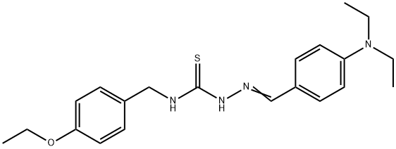 히드라진카르보티오아미드,2-((4-(디에틸아미노)페닐)메틸렌)-N-((4-에톡시페닐)메틸)-