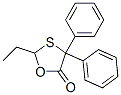 2-Ethyl-4,4-diphenyl-1,3-oxathiolan-5-one Structure