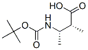 Butanoic acid, 3-[[(1,1-dimethylethoxy)carbonyl]amino]-2-methyl-, (2R,3S)- Structure