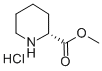 (R)-哌啶-2-甲酸甲酯盐酸盐 结构式