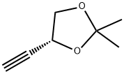 1,3-Dioxolane, 4-ethynyl-2,2-dimethyl-, (R)- (9CI) Structure