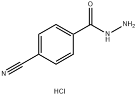 4-氰基苯肼盐酸盐 结构式