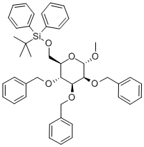 186540-03-4 甲基 6-O-[(叔丁基)二苯基硅烷基]-2,3,4-三-O-(苯基甲基)-ALPHA-D-吡喃甘露糖苷