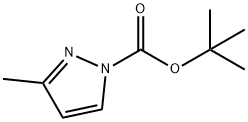 tert-Butyl 3-Methyl-1H-pyrazole-1-carboxylate,186551-70-2,结构式