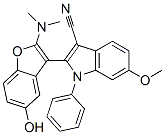 186553-78-6 1H-Indole-3-carbonitrile,  2-[2-(dimethylamino)-5-hydroxy-3-benzofuranyl]-6-methoxy-1-phenyl-