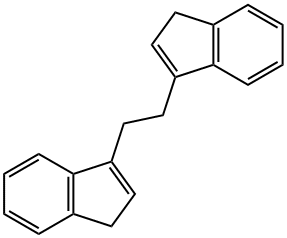 1,2-二(3-茚)乙烷, 18657-57-3, 结构式