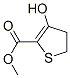 2-Thiophenecarboxylicacid,4,5-dihydro-3-hydroxy-,methylester(9CI) Struktur