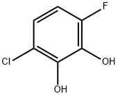 1,2-Benzenediol,  3-chloro-6-fluoro- 结构式