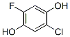 1,4-Benzenediol,  2-chloro-5-fluoro- 化学構造式