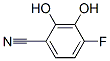 Benzonitrile, 4-fluoro-2,3-dihydroxy- (9CI) 化学構造式