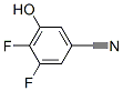 Benzonitrile, 3,4-difluoro-5-hydroxy- (9CI) Struktur