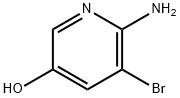 2-アミノ-3-ブロモ-5-ヒドロキシピリジン 化学構造式