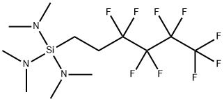 nonafluorohexyltris(dimethylsmino)silane Struktur
