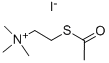 Acetylthiocholine iodide Struktur