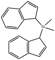 DIMETHYLBIS(INDENYL)SILANE Structure