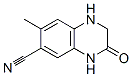6-Quinoxalinecarbonitrile,1,2,3,4-tetrahydro-7-methyl-3-oxo-(9CI) Struktur
