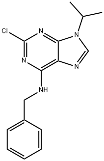 2-氯-6-苄基氨基-9-异丙基嘌呤,186692-41-1,结构式