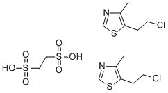 clomethiazole ethane-1,2-disulfonate 结构式