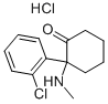 ケタミン·塩酸塩 化学構造式