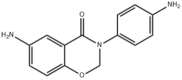 6-Amino-3-(4-aminophenyl)-2H-1,3-benzoxazin-4(3H)-one Structure
