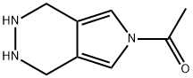 1H-Pyrrolo[3,4-d]pyridazine, 6-acetyl-2,3,4,6-tetrahydro- (9CI) 结构式