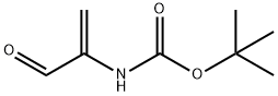 Carbamic acid, (1-formylethenyl)-, 1,1-dimethylethyl ester (9CI) 化学構造式