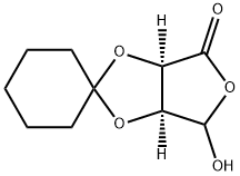 (2R,3S)-2,3,4-Trihydroxy-γ-butyrolactone 2,3-Cyclohexyl Ketal, 186803-48-5, 结构式