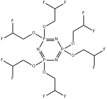 六(1H,1H,2H-全氟乙氧基)邻氮烯,186817-57-2,结构式
