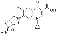 Ecenofloxacin 化学構造式