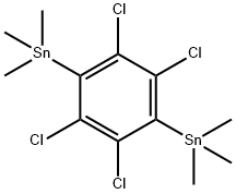 18689-05-9 1,4-Bis(trimethylstannyl)-2,3,5,6-tetrachlorobenzene