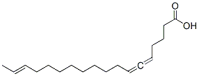 (R,16E)-Octadeca-5,6,16-trienoic acid 结构式