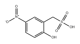 2-hydroxy-5-nitro-alpha-toluenesulfonic acid 结构式
