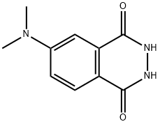 6-(二甲基氨基)-2,3-二氢-1,4-酞嗪二酮, 18697-31-9, 结构式
