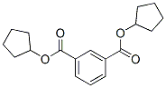 イソフタル酸ジシクロペンチル 化学構造式