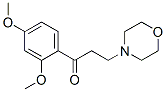 1-(2,4-ジメトキシフェニル)-3-モルホリノ-1-プロパノン 化学構造式