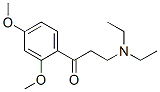 3-(Diethylamino)-1-(2,4-dimethoxyphenyl)-1-propanone Struktur