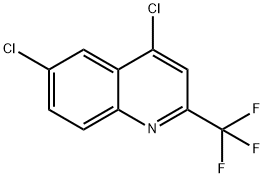 4,6-ジクロロ-2-(トリフルオロメチル)キノリン 塩化物 化学構造式