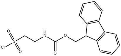 2-FMOC-AMINO ETHANESULFONYL CHLORIDE,187089-27-6,结构式