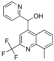 a-(2-Pyridyl)-8-methyl-2-trifluoromethyl-4-quinolinemethanol,18709-92-7,结构式