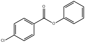 4-氯苯甲酸苯酯, 1871-38-1, 结构式