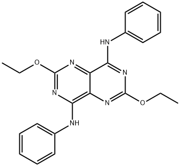 4,8-Dianilino-2,6-diethoxypyrimido[5,4-d]pyrimidine,18710-93-5,结构式