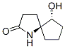 1-Azaspiro[4.4]nonan-2-one,6-hydroxy-,trans-(9CI) Structure