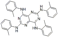 2,4,6,8-Tetrakis(o-toluidino)pyrimido[5,4-d]pyrimidine Structure
