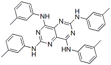 2,4,6,8-Tetrakis(m-toluidino)pyrimido[5,4-d]pyrimidine|