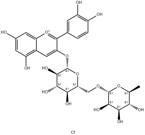 KERACYANIN CHLORIDE|花青素鼠李葡糖苷