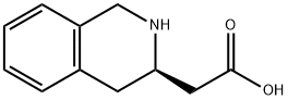 (R)-2-TETRAHYDROISOQUINOLINE ACETIC ACID HYDROCHLORIDE 化学構造式