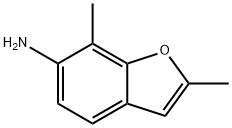 6-Benzofuranamine,  2,7-dimethyl- Struktur