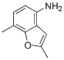 4-Benzofuranamine,  2,7-dimethyl- Struktur